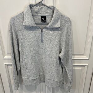 Nike Women's Heather Gray Turtleneck Sweater